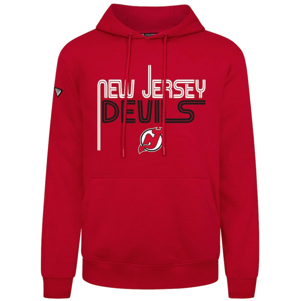 New Jersey Devils Levelwear Podium Lanes Hoodie - Red | US 203844262