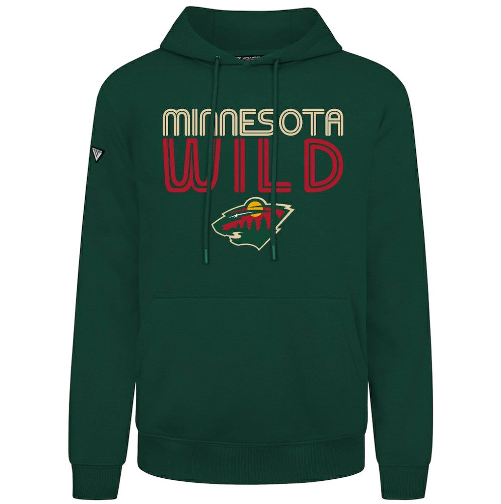 Minnesota Wild Levelwear Podium Lanes Hoodie - Green | US 203844265