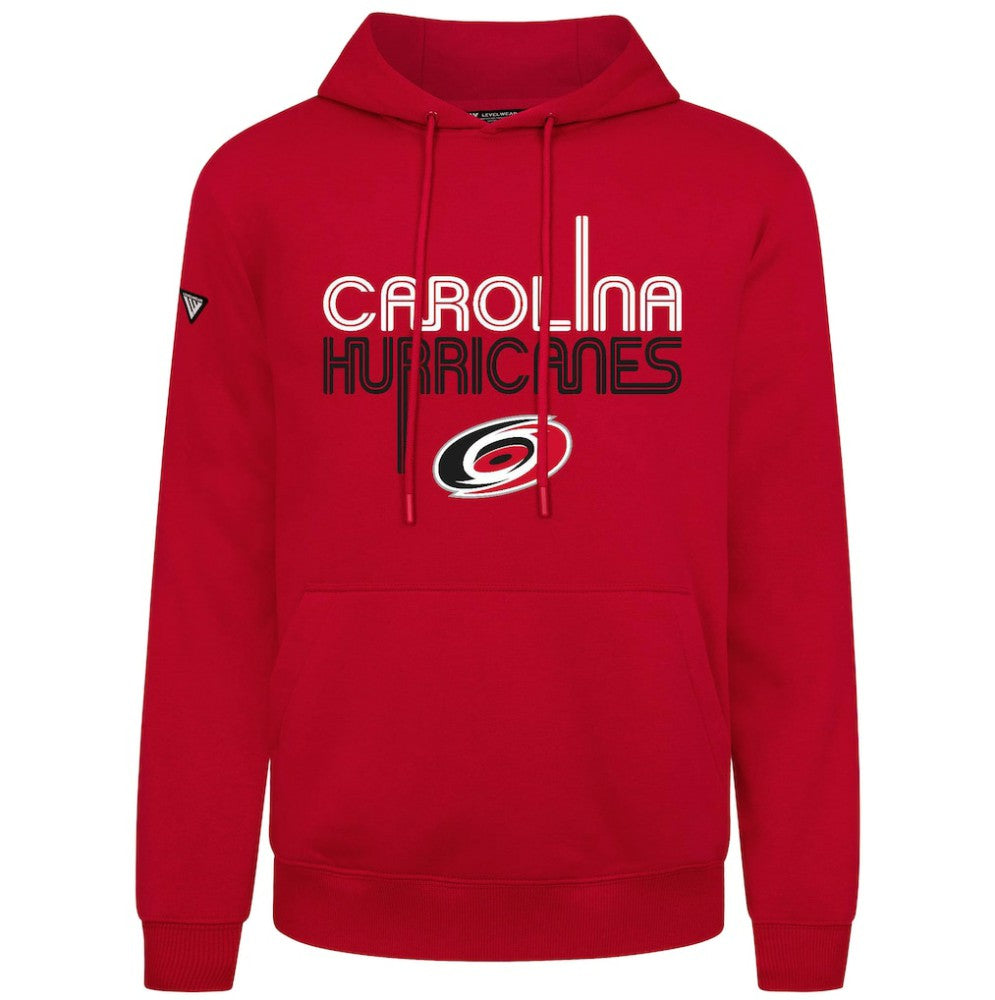 Carolina Hurricanes Levelwear Podium Lanes Hoodie - Red | US 203844266