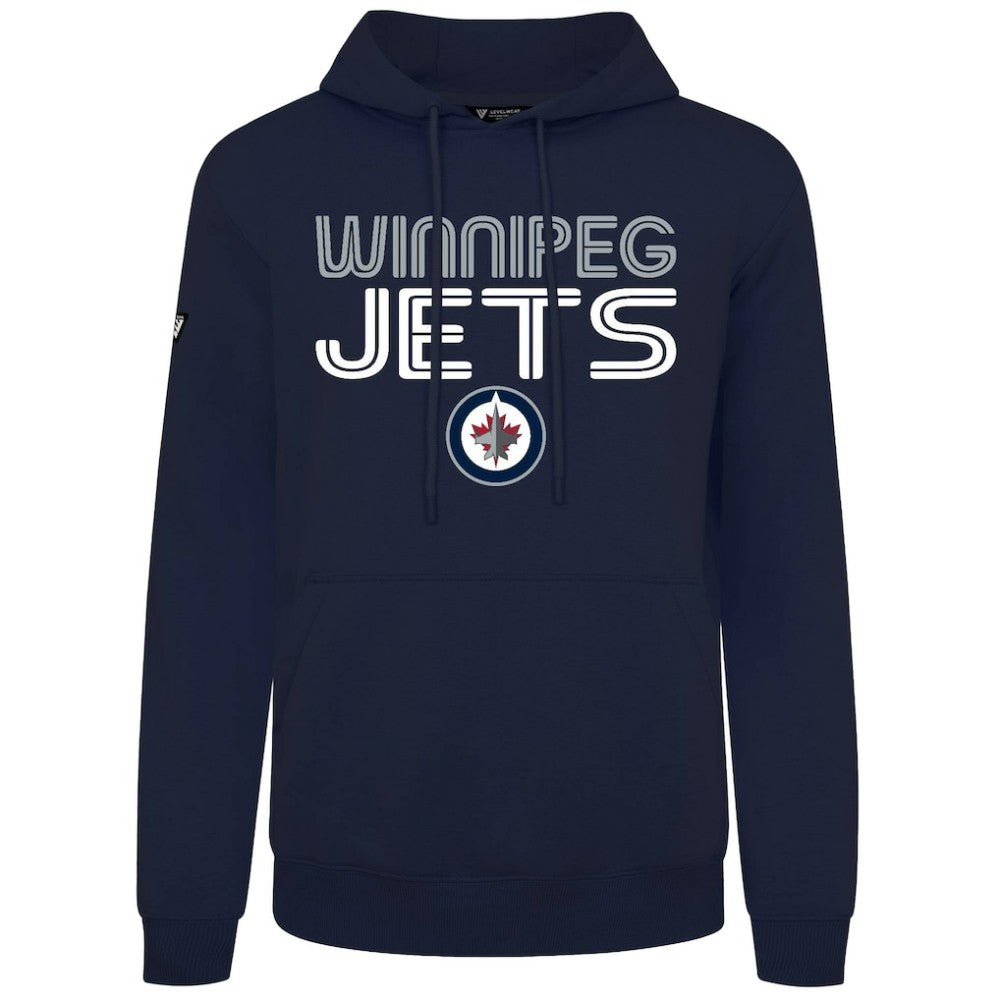 Winnipeg Jets Levelwear Podium Lanes Hoodie - Navy | US 203844273