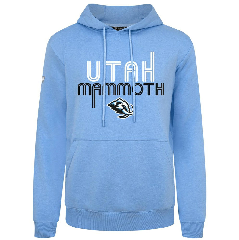 Utah Mammoth Levelwear Podium Lanes Hoodie - Light Blue | US 203844275