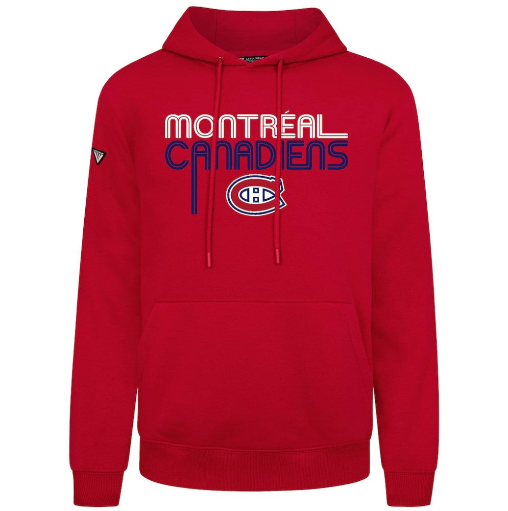 Montreal Canadiens Levelwear Podium Lanes Hoodie - Red | US 203844276