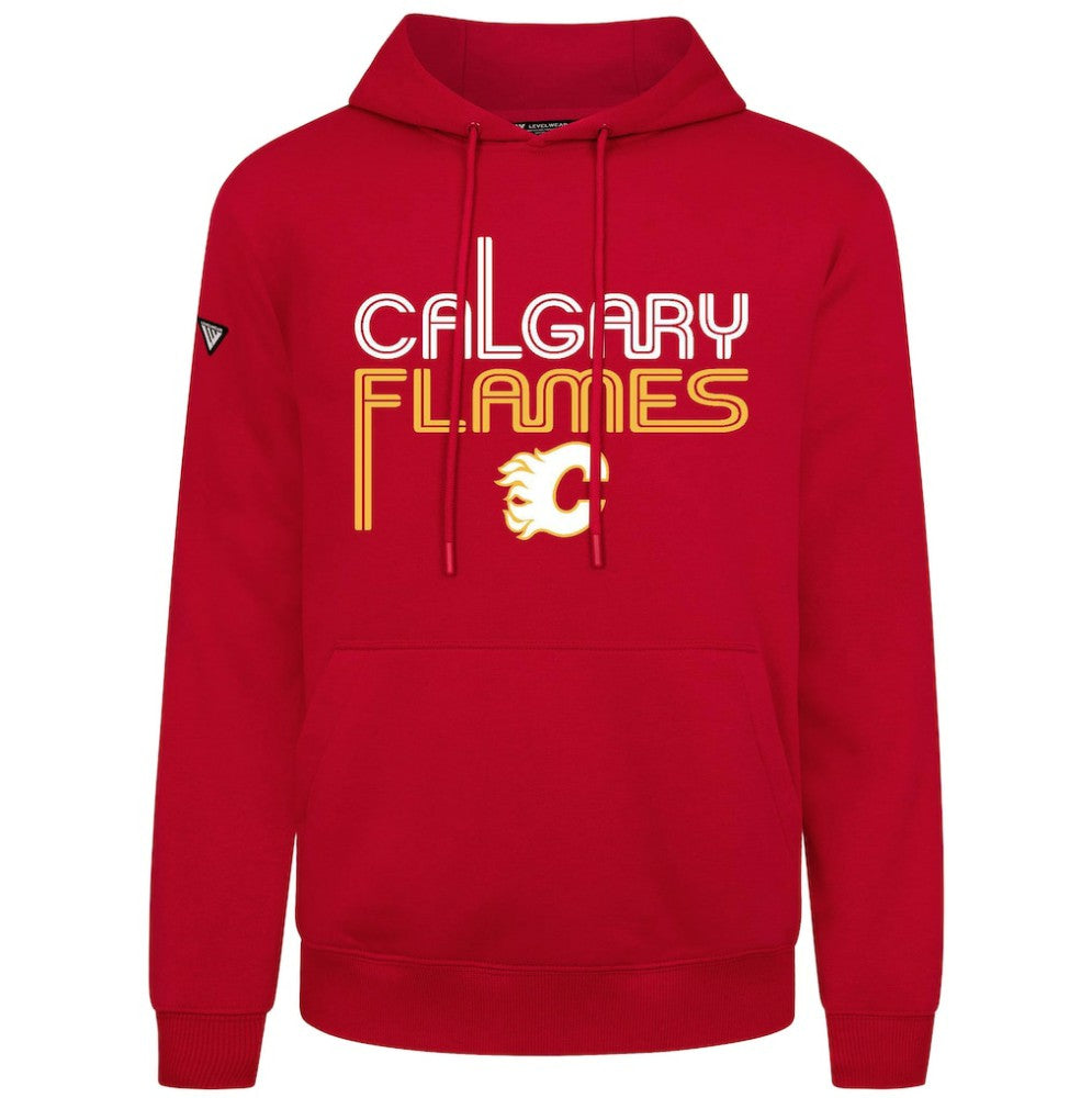 Calgary Flames Levelwear Podium Lanes Hoodie - Red | US 203844277