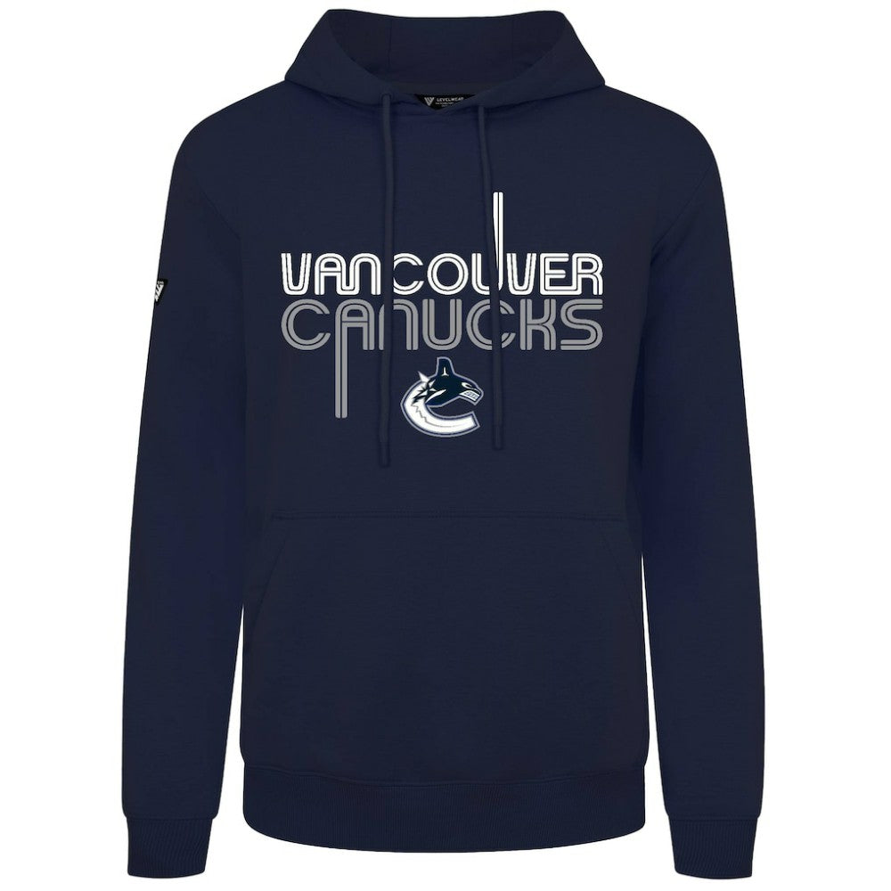 Vancouver Canucks Levelwear Podium Lanes Hoodie - Navy | US 203844279