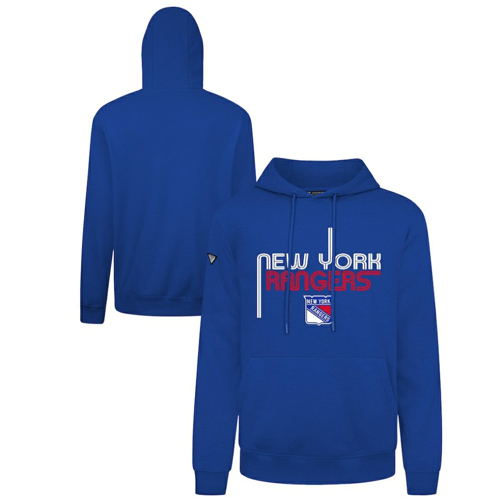 New York Rangers Levelwear Podium Lanes Hoodie - Blue | US 203844283