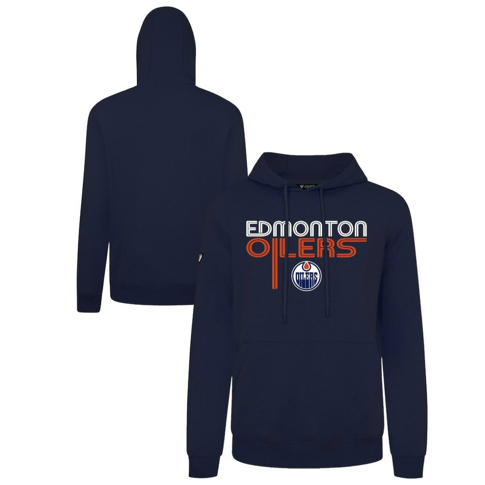 Edmonton Oilers Levelwear Podium Lanes Hoodie - Navy | US 203844286