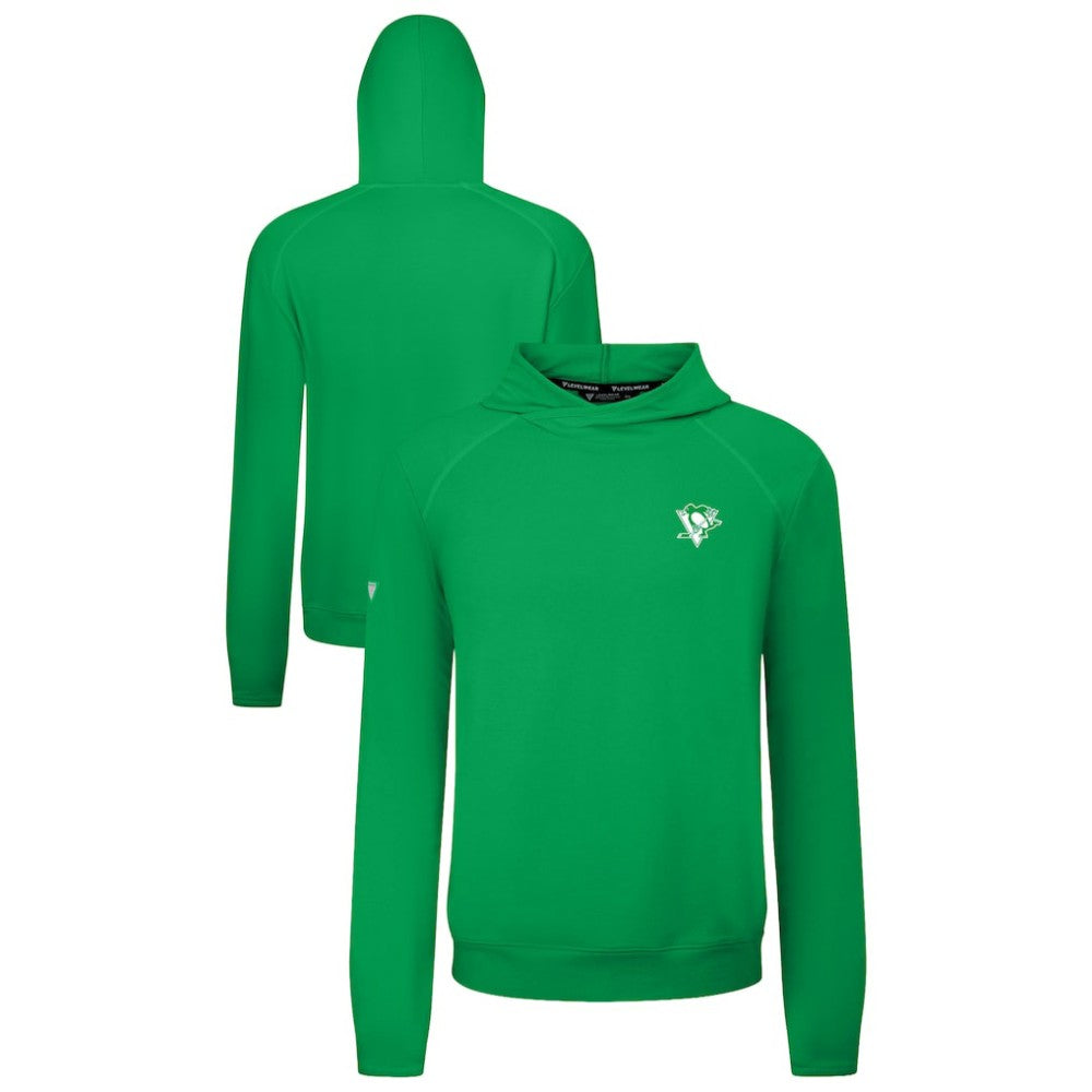 Pittsburgh Penguins Levelwear St. Patrick's Day Mandate Tri-Blend Hoodie - Green | US 203844408