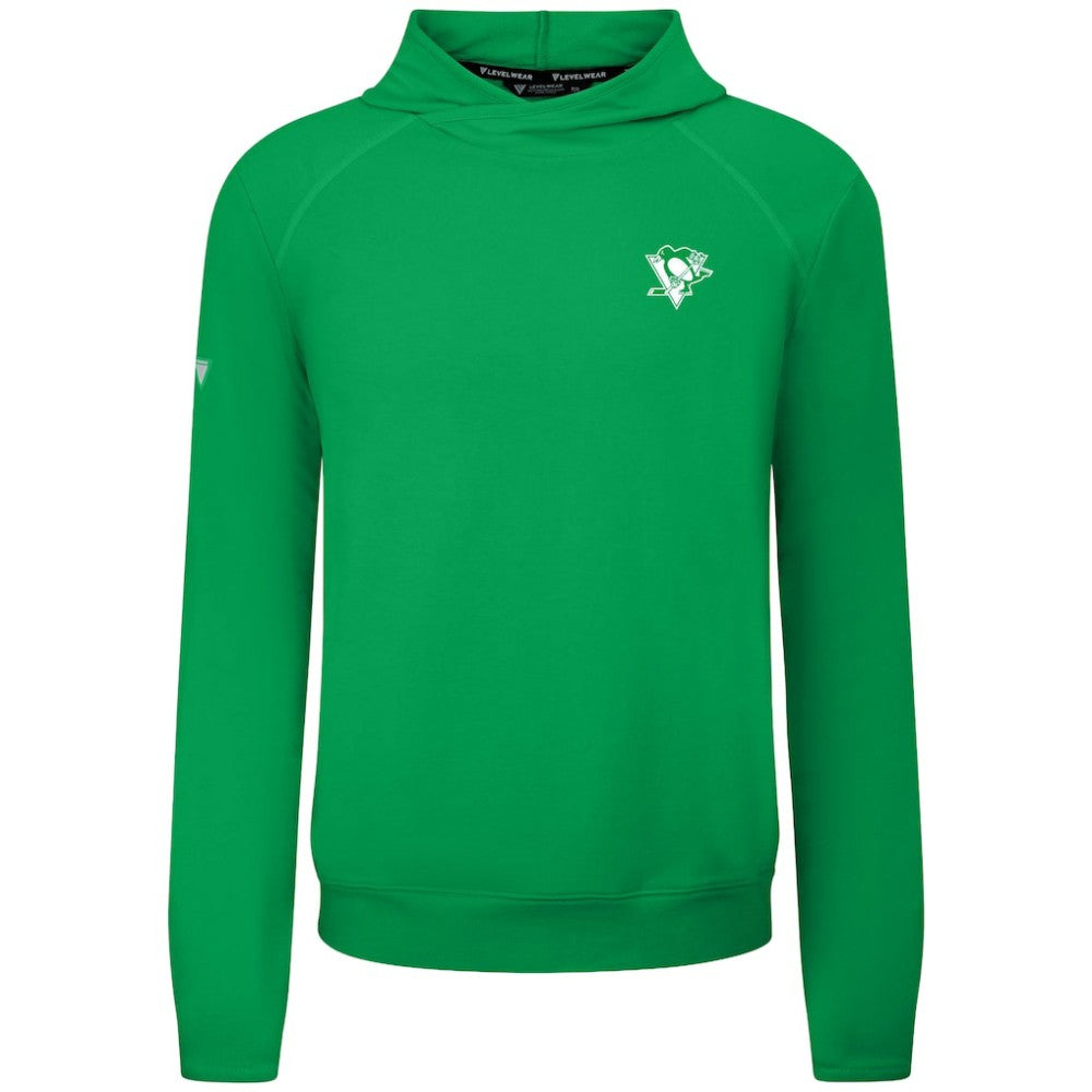 Pittsburgh Penguins Levelwear St. Patrick's Day Mandate Tri-Blend Hoodie - Green | US 203844408