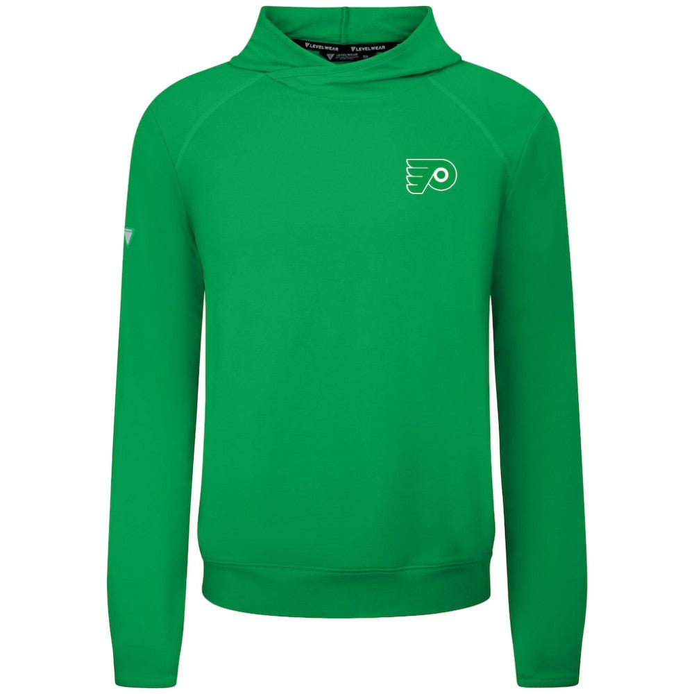 Philadelphia Flyers Levelwear St. Patrick's Day Mandate Tri-Blend Hoodie - Green | US 203844410