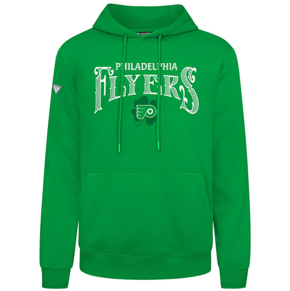Philadelphia Flyers Levelwear St. Patrick's Day Podium Hoodie - Green | US 203844416