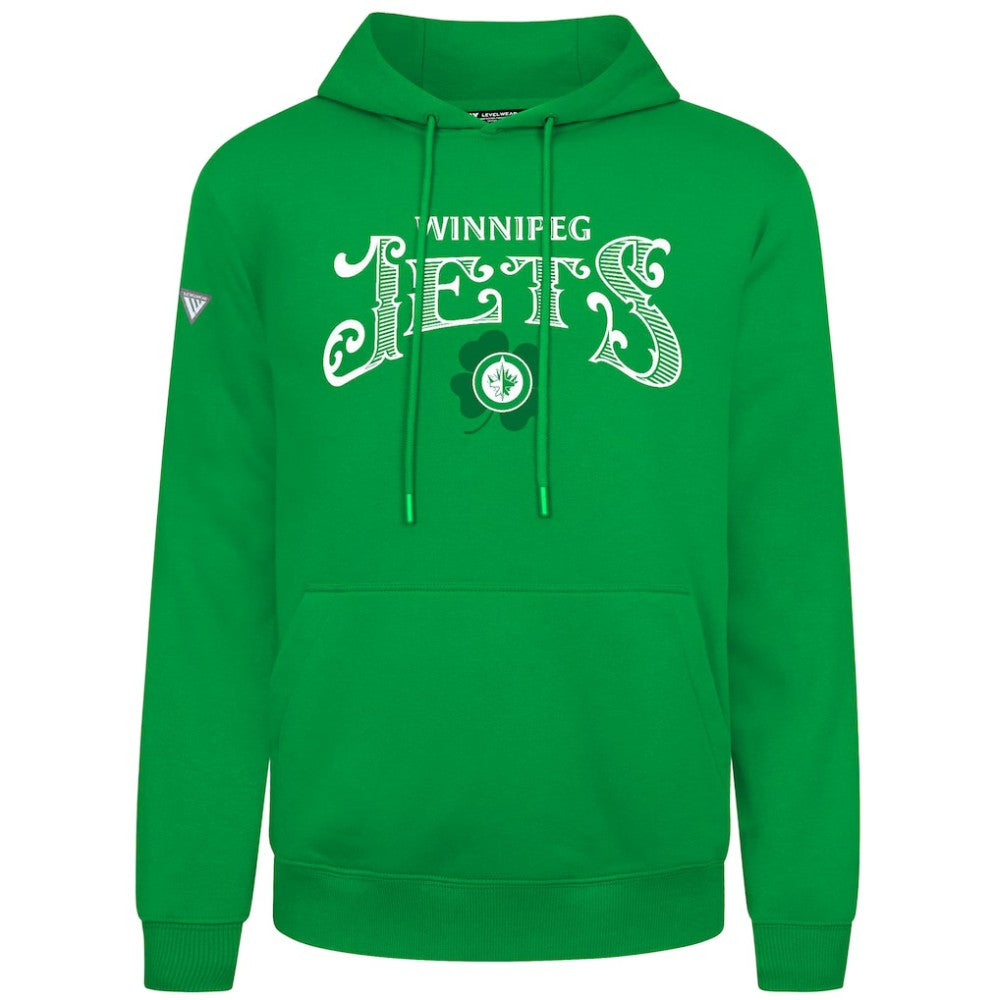 Winnipeg Jets Levelwear St. Patrick's Day Podium Hoodie - Green | US 203844423