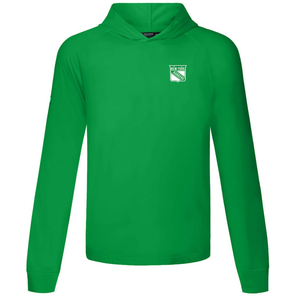 New York Rangers Levelwear St. Patrick's Day Dimension Hoodie - Green | US 203844450