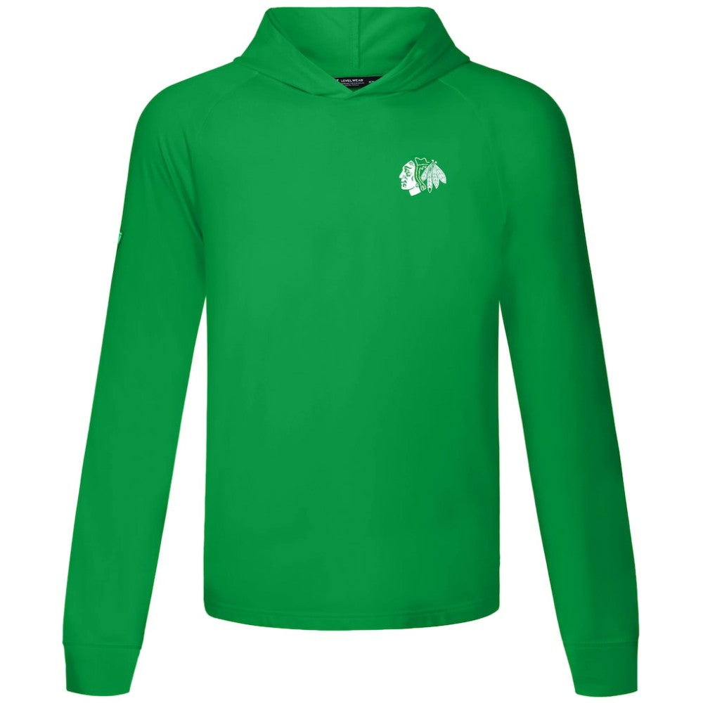 Chicago Blackhawks Levelwear St. Patrick's Day Dimension Hoodie - Green | US 203844458