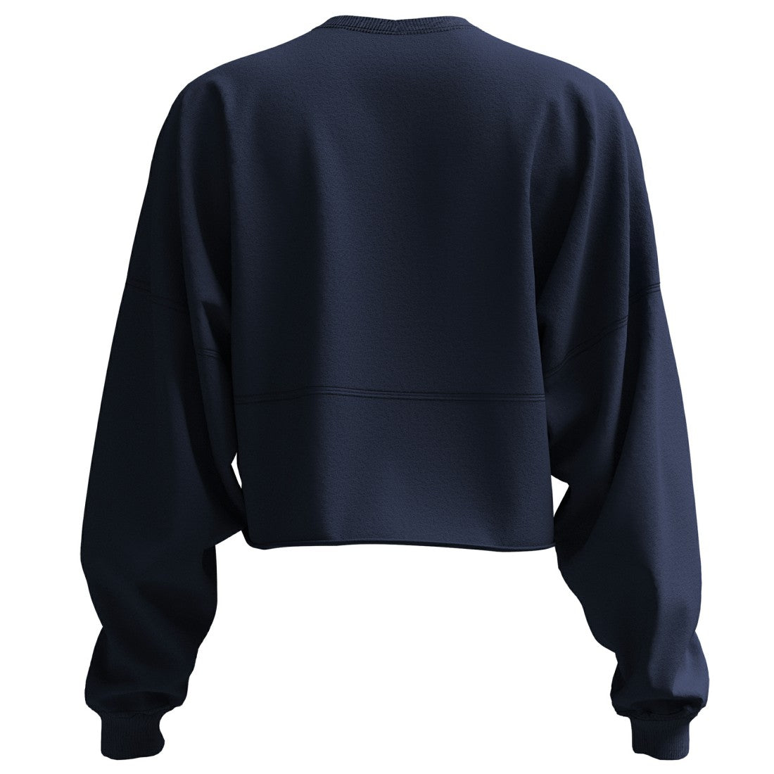 Seattle Seahawks Spirit Jersey Women's Super Bowl LX Champions Cropped Long Sleeve T-Shirt - College Navy T-shirts