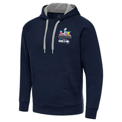 Seattle Seahawks Antigua Super Bowl LX Champions Victory Hoodie - College Navy Hoodies