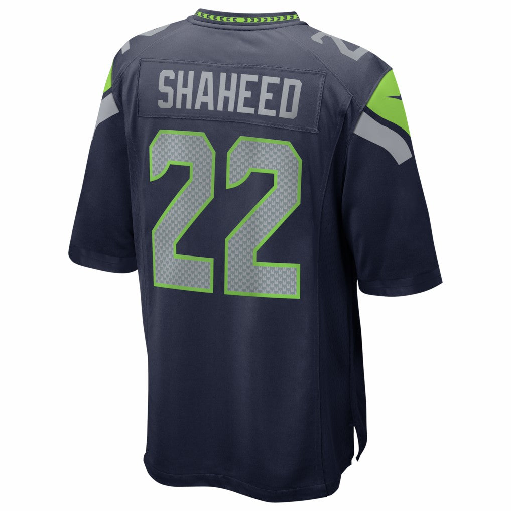 Rashid Shaheed Seattle Seahawks Super Bowl LX Patch Game Jersey - College Navy Jerseys