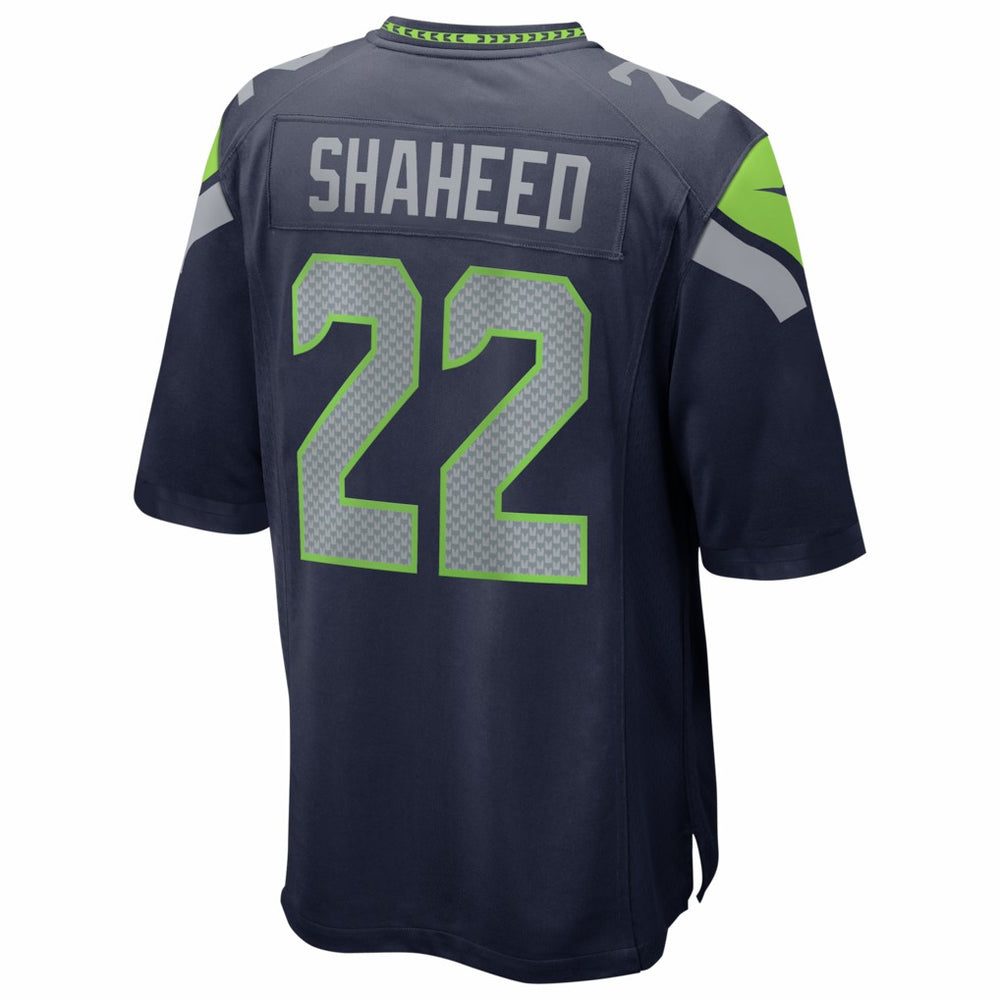 Rashid Shaheed Seattle Seahawks Super Bowl LX Patch Game Jersey - College Navy Jerseys