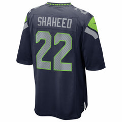 Rashid Shaheed Seattle Seahawks Super Bowl LX Patch Game Jersey - College Navy Jerseys