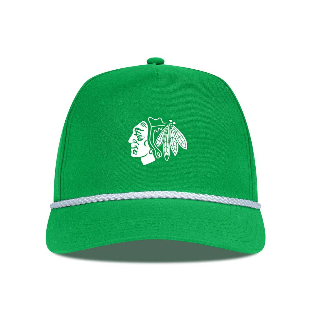 Chicago Blackhawks Levelwear St. Patrick's Day Gambit Rope Adjustable Hat - Kelly Green | US 203846239
