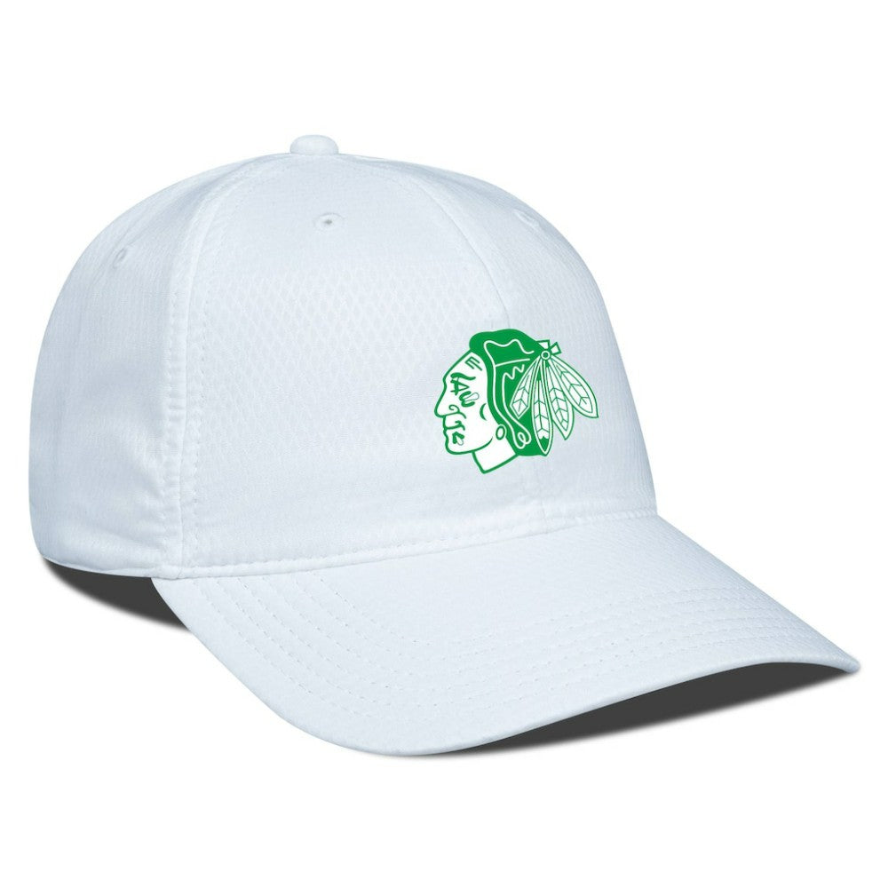 Chicago Blackhawks Levelwear Matrix Patch Adjustable Hat - White | US 203846240