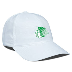 Chicago Blackhawks Levelwear Matrix Patch Adjustable Hat - White | US 203846240