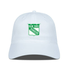 New York Rangers Levelwear Matrix Patch Adjustable Hat - White | US 203846241