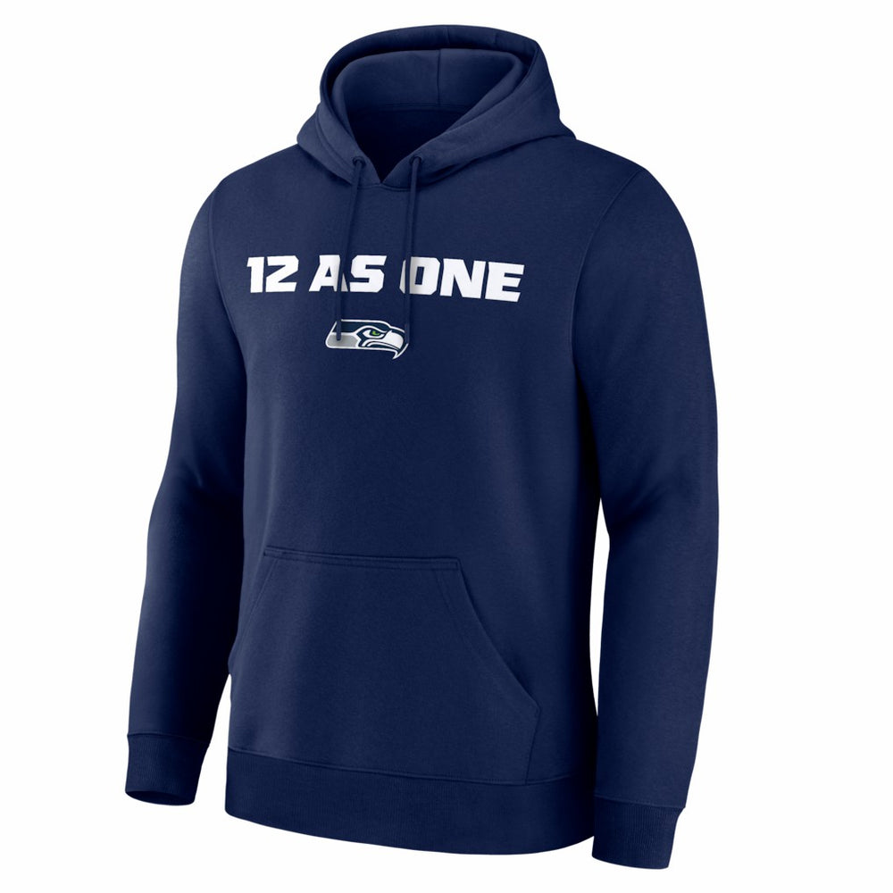 Seattle Seahawks Super Bowl LX 12 as One Hoodie - College Navy Hoodies