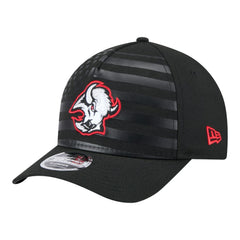 Buffalo Sabres New Era Game Day Stealth Flag 9FORTY A-Frame Adjustable Hat - Black | US 203847663
