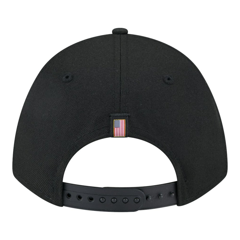 Buffalo Sabres New Era Game Day Stealth Flag 9FORTY A-Frame Adjustable Hat - Black | US 203847663
