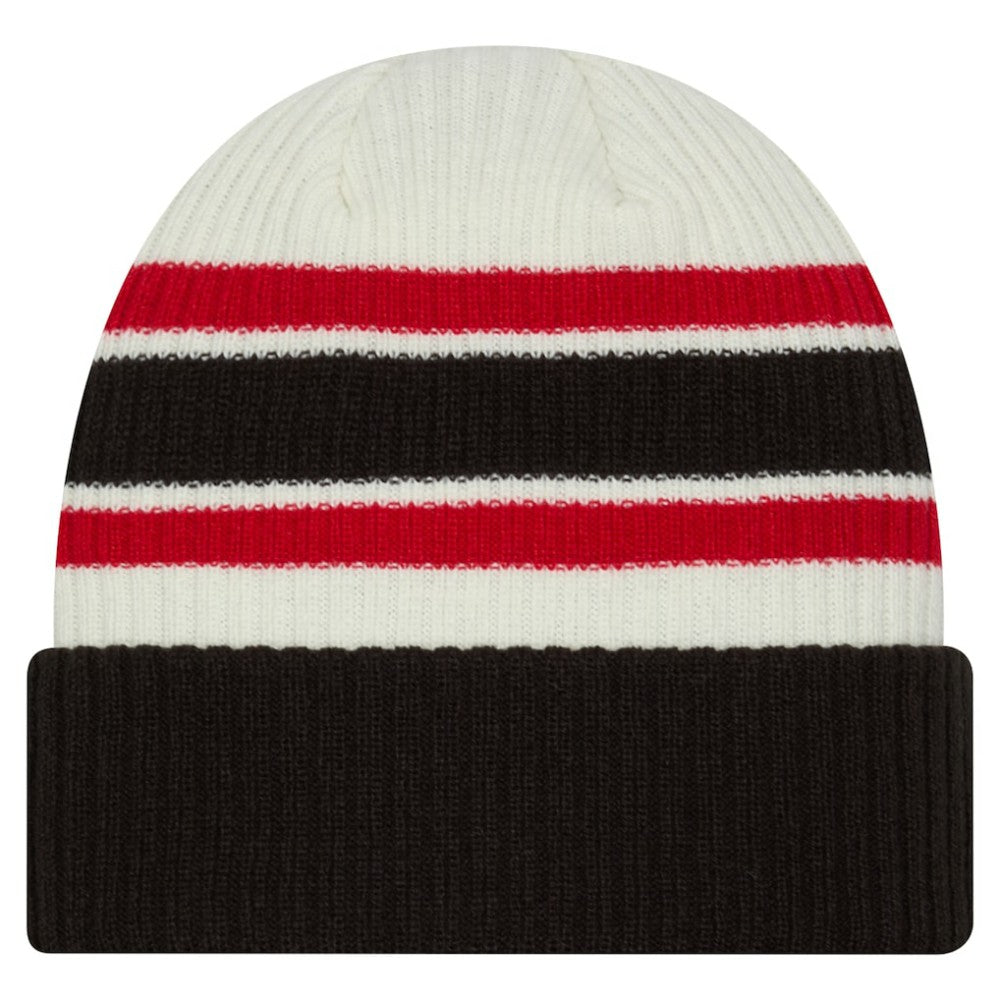 Buffalo Sabres New Era Vintage Cuffed Knit Hat - Cream/Black | US 203847664