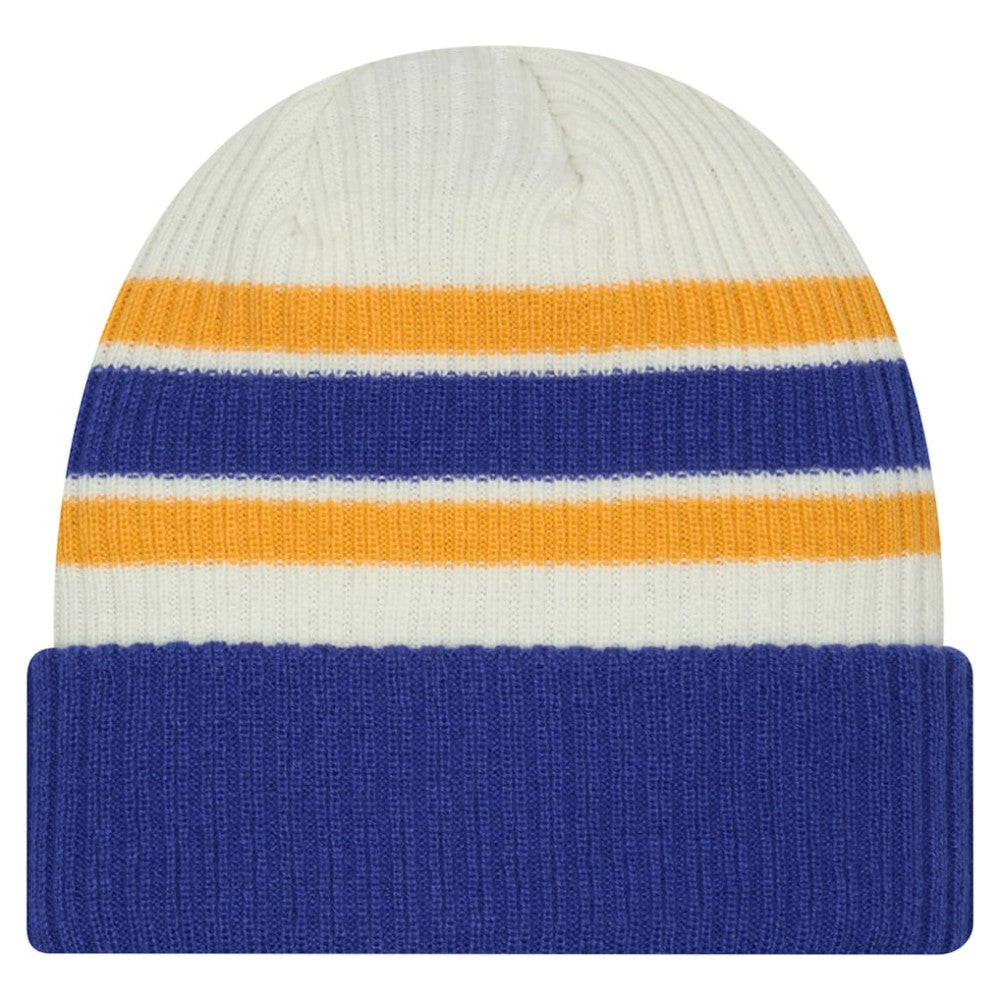 Buffalo Sabres New Era Vintage Cuffed Knit Hat - Cream/Royal | US 203847665