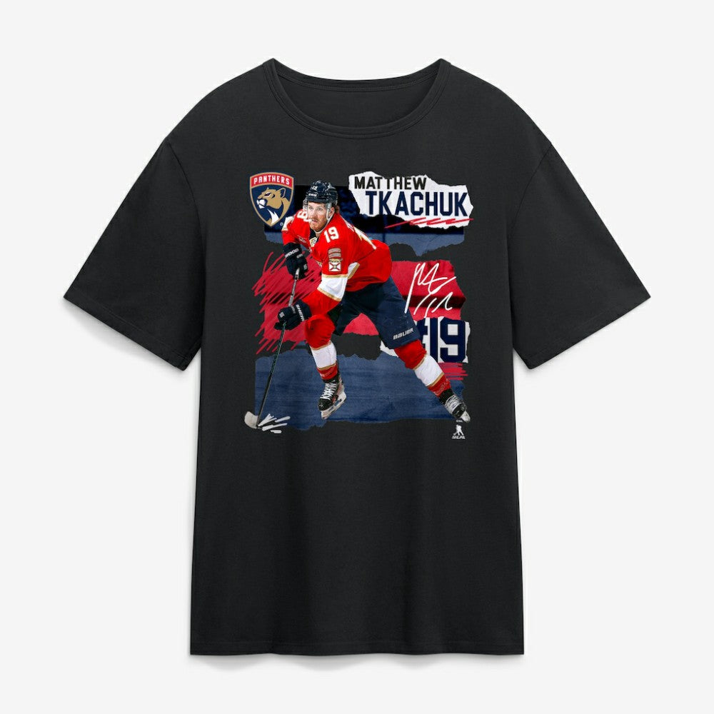 Matthew Tkachuk Florida Panthers Fresh Ice T-Shirt - Black | US 203847703