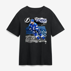 Nikita Kucherov Tampa Bay Lightning Fresh Ice T-Shirt - Black | US 203847707