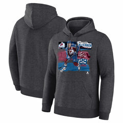 Nathan MacKinnon Colorado Avalanche Fresh Ice Hoodie - Charcoal | US 203847711