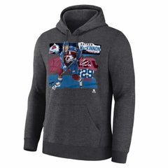Nathan MacKinnon Colorado Avalanche Fresh Ice Hoodie - Charcoal | US 203847711
