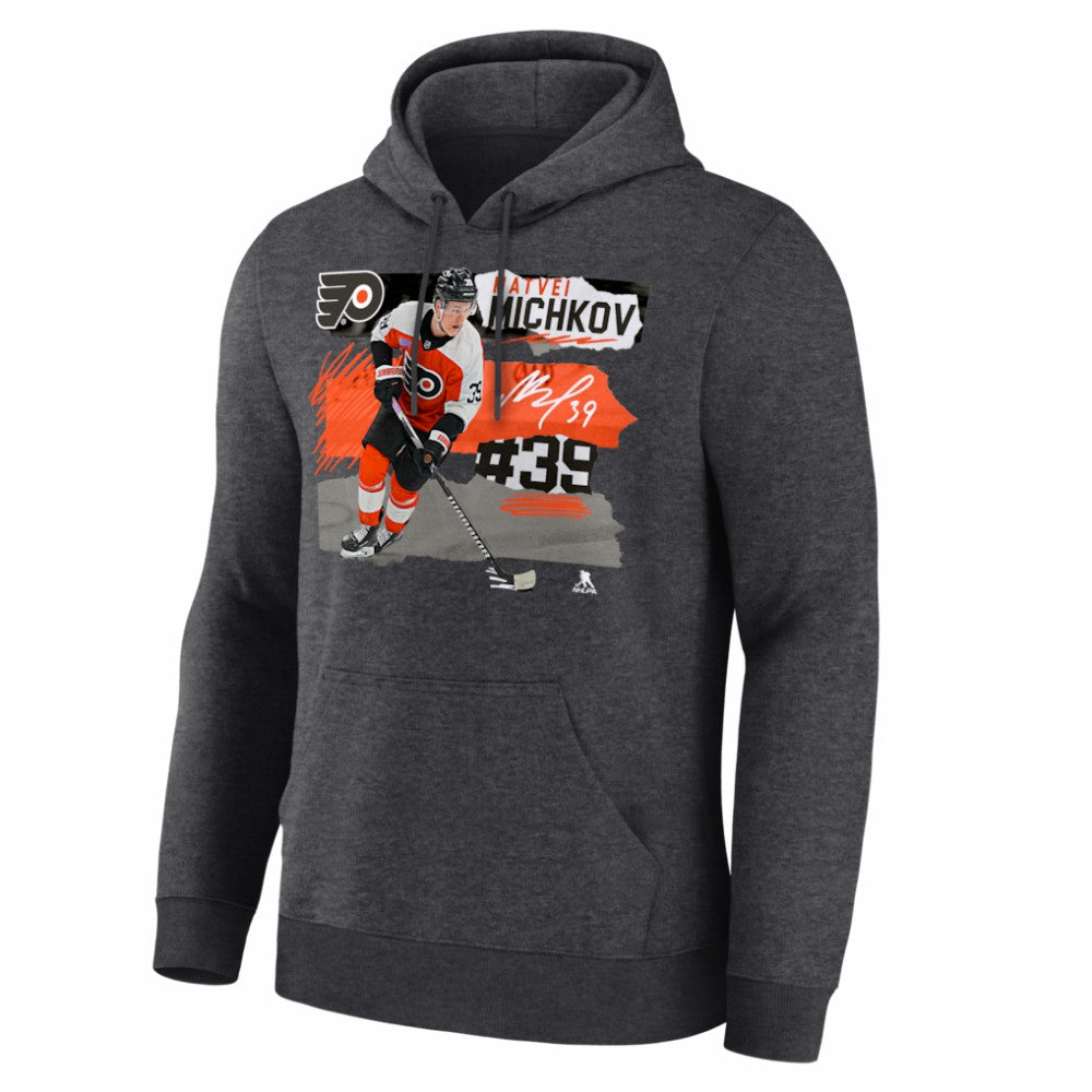 Matvei Michkov Philadelphia Flyers Fresh Ice Hoodie - Charcoal | US 203847716