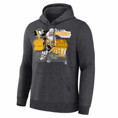 Sidney Crosby Pittsburgh Penguins Fresh Ice Hoodie - Charcoal | US 203847717