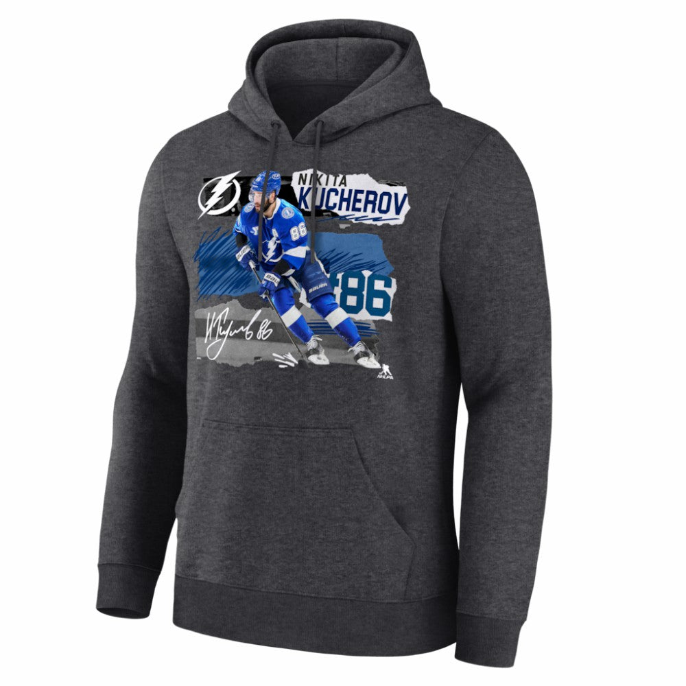 Nikita Kucherov Tampa Bay Lightning Fresh Ice Hoodie - Charcoal | US 203847719