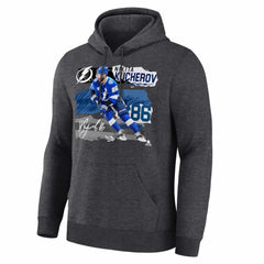 Nikita Kucherov Tampa Bay Lightning Fresh Ice Hoodie - Charcoal | US 203847719