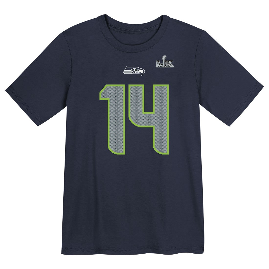 Sam Darnold Seattle Seahawks Preschool Super Bowl LX Name & Number T-Shirt - College Navy T-shirts