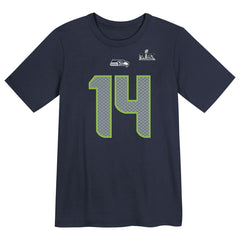 Sam Darnold Seattle Seahawks Preschool Super Bowl LX Name & Number T-Shirt - College Navy T-shirts