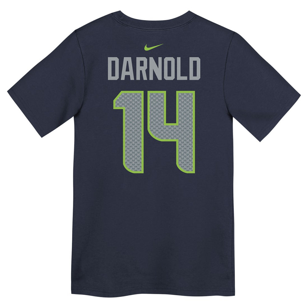 Sam Darnold Seattle Seahawks Preschool Super Bowl LX Name & Number T-Shirt - College Navy T-shirts