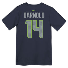 Sam Darnold Seattle Seahawks Preschool Super Bowl LX Name & Number T-Shirt - College Navy T-shirts