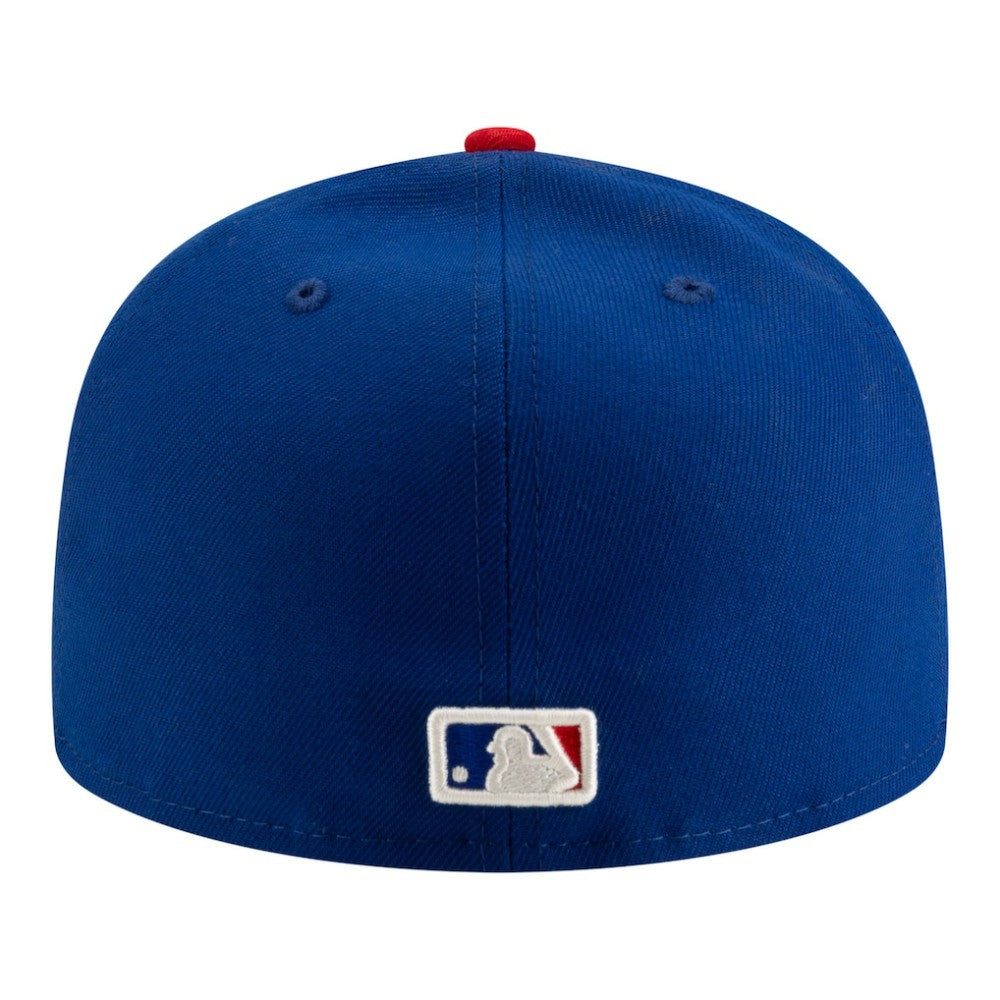 Chicago Cubs New Era 150th Anniversary 59FIFTY Fitted Hat - White/Royal Hats