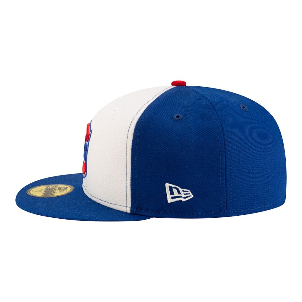 Chicago Cubs New Era 150th Anniversary 59FIFTY Fitted Hat - White/Royal Hats