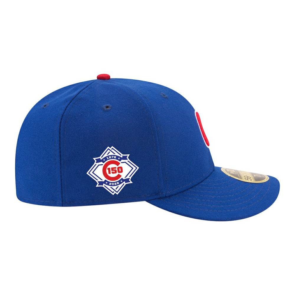 Chicago Cubs New Era 150th Anniversary Low Profile 59FIFTY Fitted Hat - Royal Hats