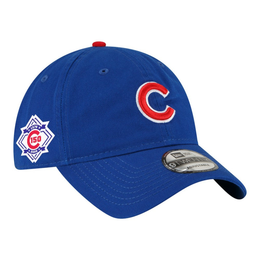Chicago Cubs New Era 150th Anniversary Casual Classic Adjustable Hat - Royal Hats