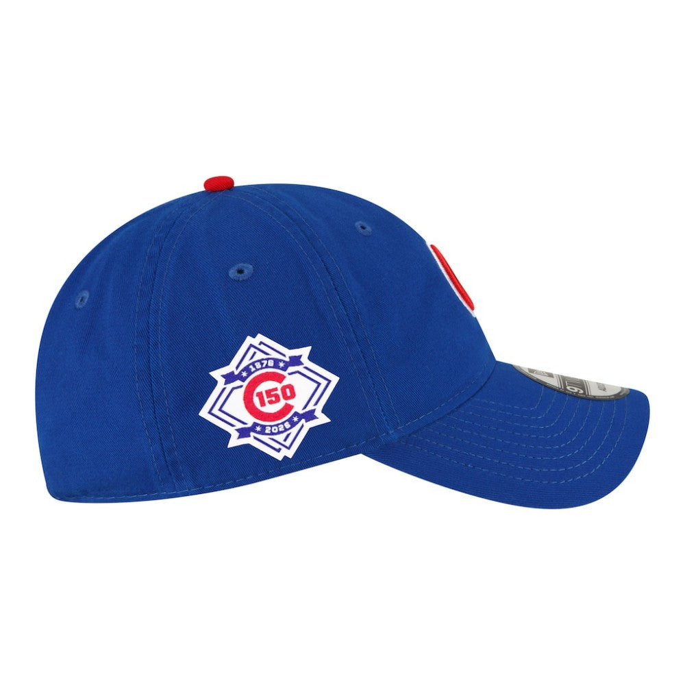 Chicago Cubs New Era 150th Anniversary Casual Classic Adjustable Hat - Royal Hats