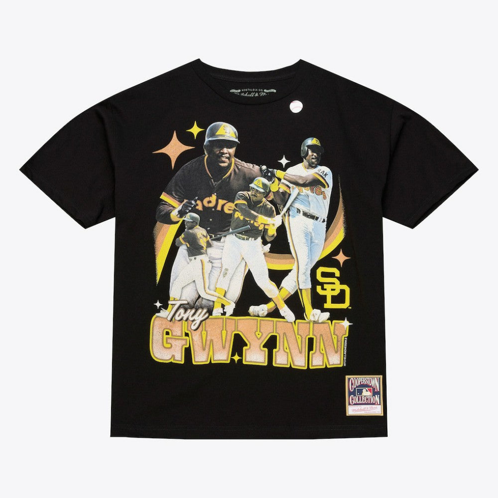 Tony Gwynn San Diego Padres Mitchell & Ness Legendary Collage Player T-Shirt - Black T-shirts
