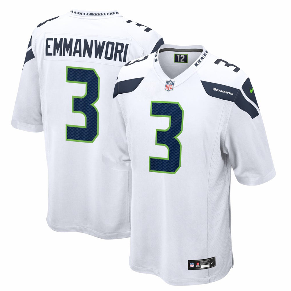 Nick Emmanwori Seattle Seahawks Game Jersey - White Jerseys